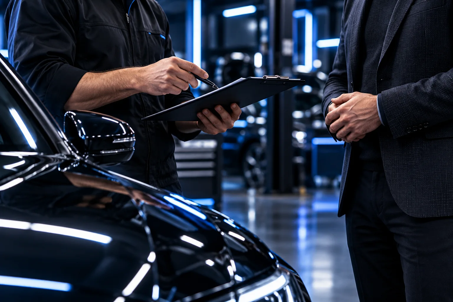 Persönliche Beratung im Premium-Automobilservice